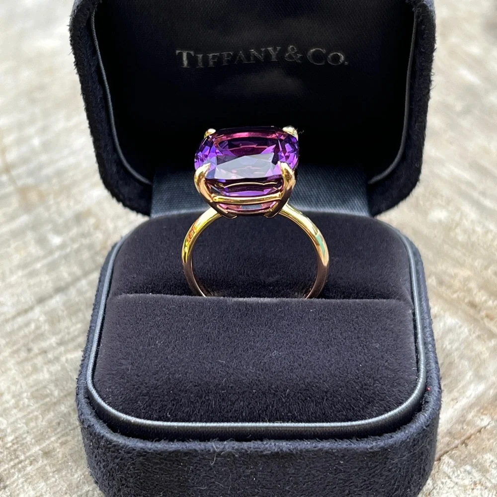 Tiffany & Co. amethyst sparkler ring